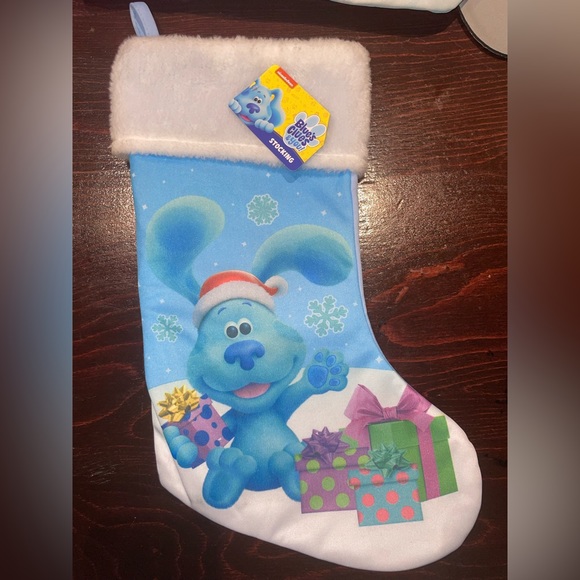 Nwt Nickelodeon Blues Clues & You Blue Christmas Stocking 14.5 “Long - Picture 2 of 5
